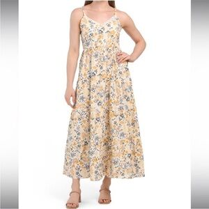 NWT RACHEL ZOE Strappy Floral Printed Tiered Dress With Straps